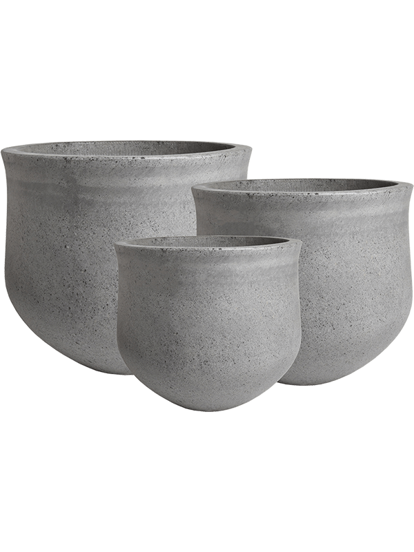 Кашпо Stone (Pot Light Grey (set van 3)) Арт: 6DMPB713G