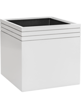 Кашпо Line-Up (Cube Matt White (with liner and wheelplate)) Арт: 6LUPC48WW