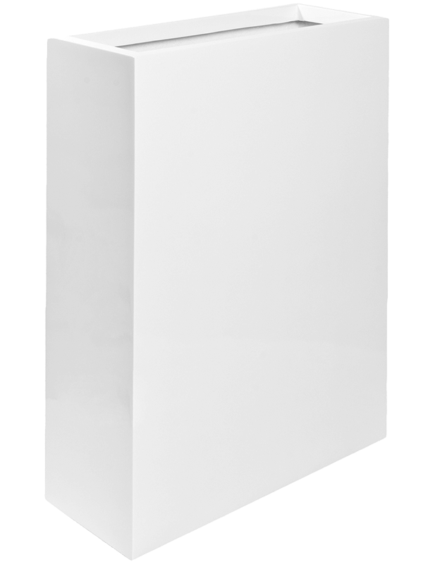 Кашпо Fiberstone (Jort slim M Glossy white) Арт: 6FSTGWJSM