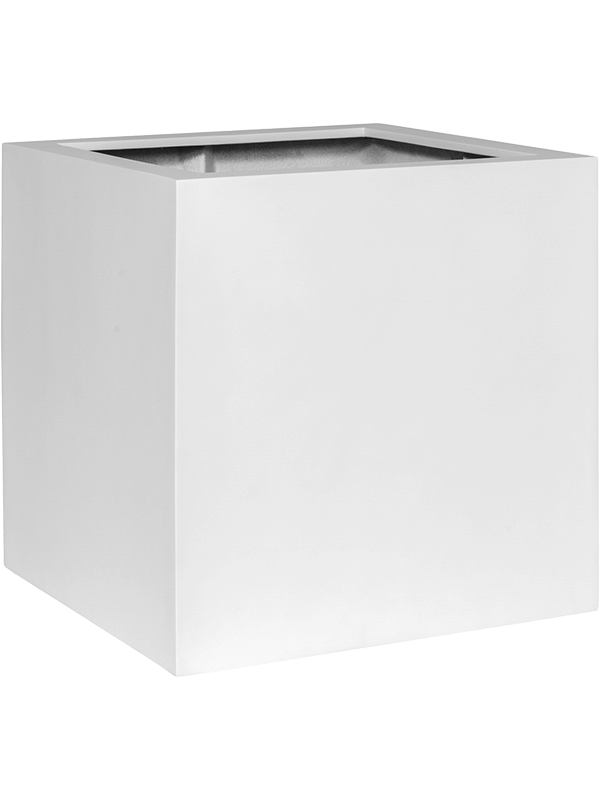Кашпо Fiberstone (Block S Matt white) Арт: 6FSTMWB30