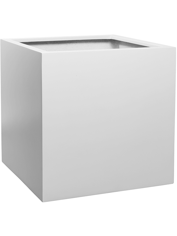 Кашпо Fiberstone (Block XL Matt white) Арт: 6FSTMWBS6