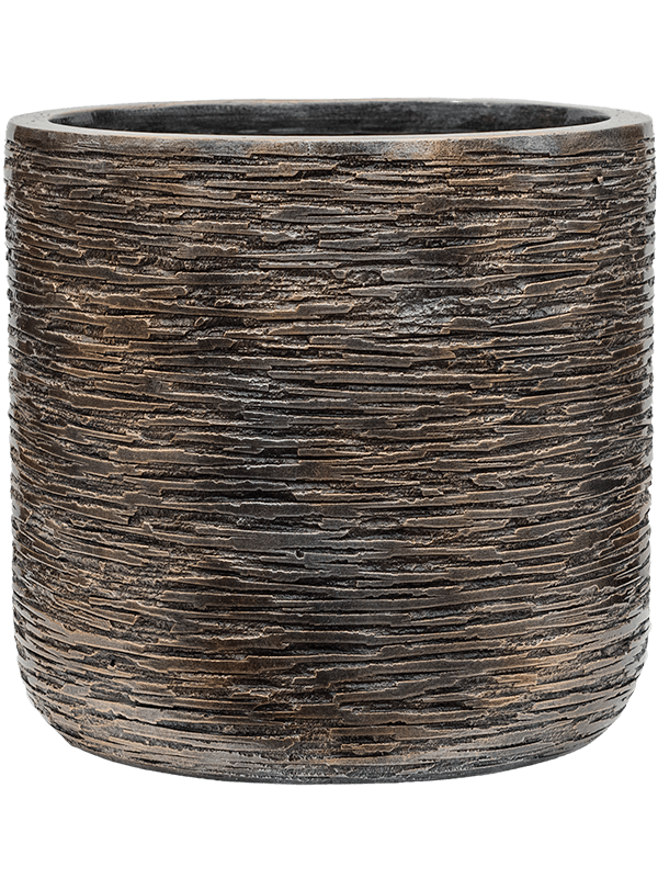 Кашпо Luxe Lite Universe Wrinkle (Cylinder bronze) Арт: 6LXLAXC22