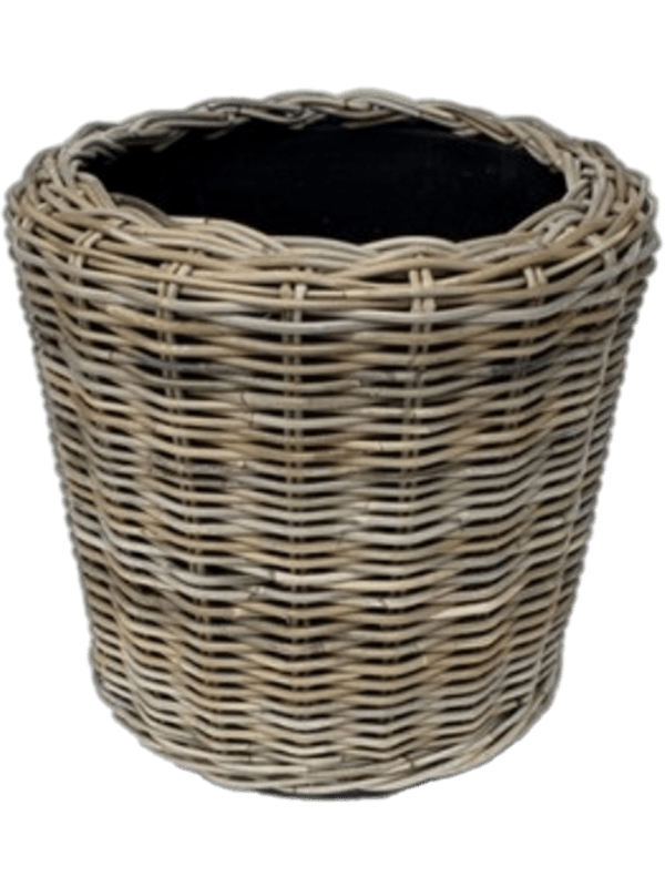 Кашпо Drypot Rattan (Round Grey) Арт: 6MND01325