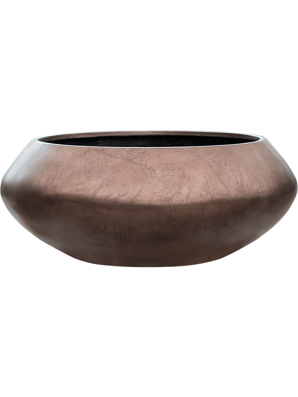 Кашпо Baq Metallic Silver leaf (Bowl Ufo Matt Coffee) Арт: 6MTLCU2CB
