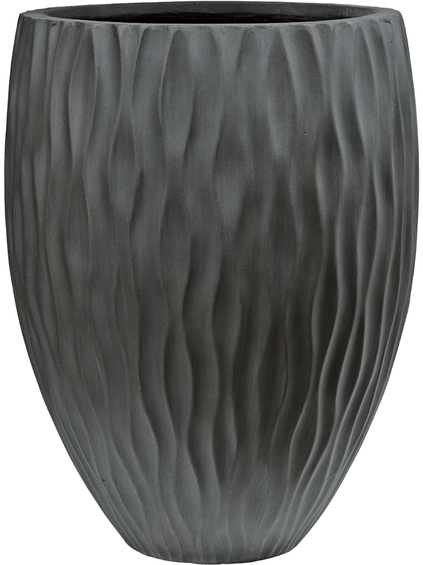 Кашпо Wave (Bond M  Charcoal Cement) Арт: 6PPWACCB2