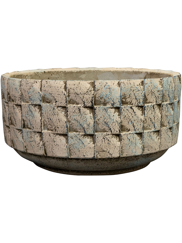 Кашпо Jim (Bowl White Earth) Арт: 6PTR71017