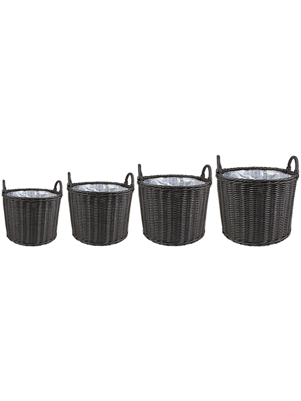 Кашпо Paula (Pot Dark Brown (set of 4)) Арт: 6TS161905