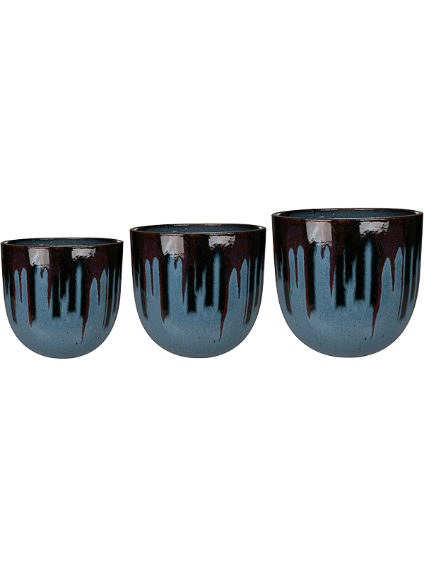 Кашпо Siya (Pot Mystic Blue (set of 3)) Арт: 6TS166481