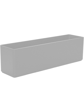 Кашпо Multivorm / Basic rectangle (High shine) Высота: 26 см. Диаметр внутри: 33 см. nieuwkoop-planters/6HLU05320