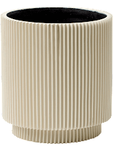 Кашпо Capi Nature Groove Special (Vase Cylinder Beige) Арт: 6CAPGE311