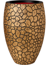 Кашпо Capi Nature Clay NL (Vase Elegant Deluxe Black Gold) Арт: 6CAPTCV82
