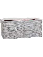 Кашпо Capi Nature Rib NL (Planter Rectangle Ivory) Арт: 6CAPTIB31