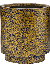 Кашпо Capi Lux Terrazzo (Vase Cylinder Black Gold) Арт: 6CAPZG312