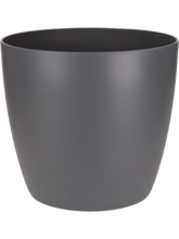 Кашпо Brussels® (Round Anthracite) Арт: 6ELHBR25A
