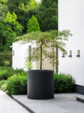 Кашпо Fiberstone (Jumbo max L Black) Арт: 6FSTJMB20 1