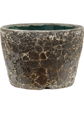 Кашпо Baq Lava (Couple straight relic black (glazed inside)) Арт: 6LAVR170Z