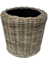 Кашпо Drypot Rattan (Round Grey) Арт: 6MND01325