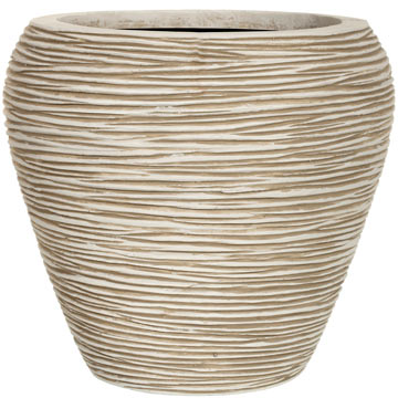 Кашпо Capi Nature Vase tapered round Rib