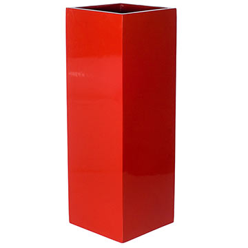 Кашпо Pottery Pots Ying glossy red