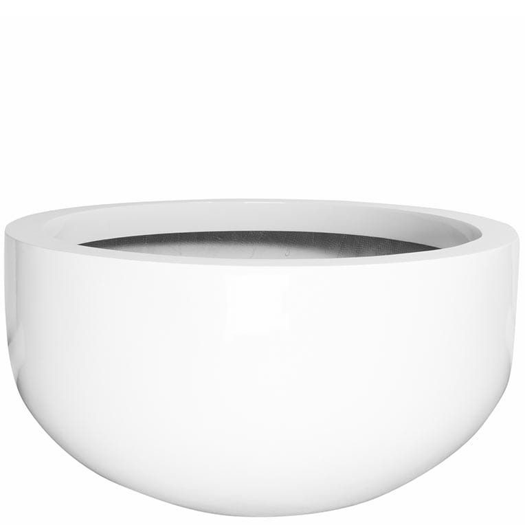 Кашпо Pottery Pots City Bowl glossy white