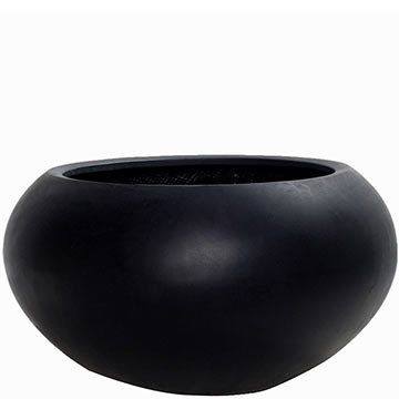 Кашпо Pottery Pots Cora black
