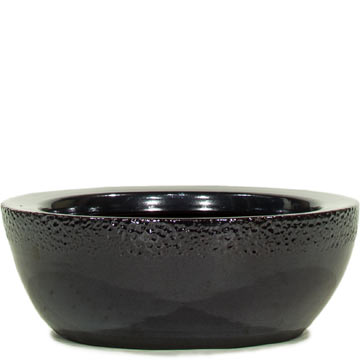 Кашпо Fleur Ami Glaze Bowl Black