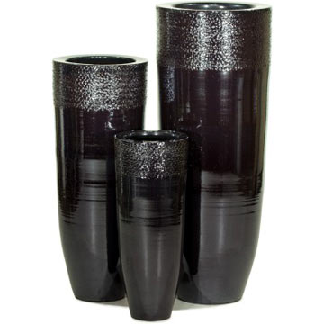 Кашпо Fleur Ami Glaze Black