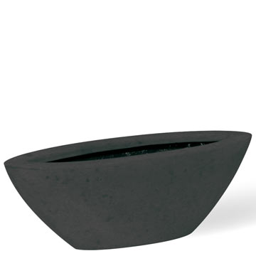 Кашпо Fleur Ami Polystone Boat Anthracite