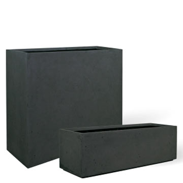 Кашпо Fleur Ami Polystone Divider Anthracite