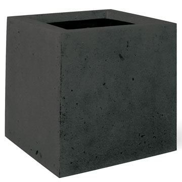 Кашпо Fleur Ami Polystone Square Anthracite