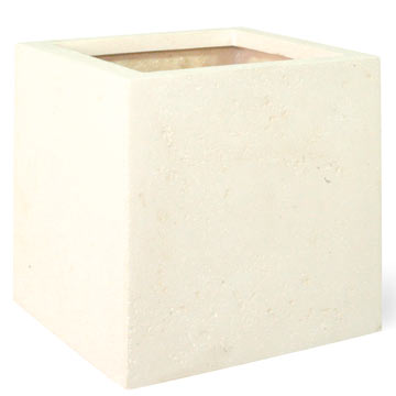 Кашпо Fleur Ami Polystone Square Creme