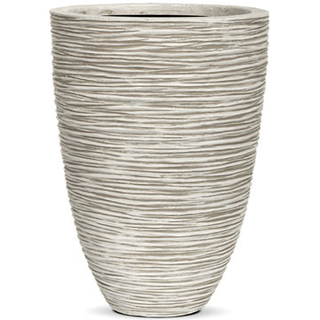 Кашпо Capi Nature Vase elegant low Rib