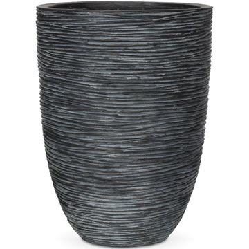 Кашпо Capi Nature Vase elegant low Rib