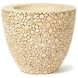 Кашпо Trendy Wood Planter натуральное