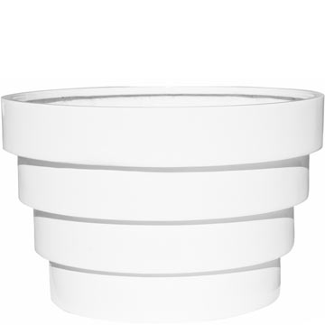 Кашпо Pottery Pots JAN St. Tropez glossy white