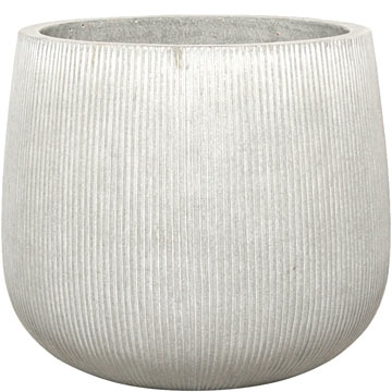 Кашпо Pottery Pots Pax Ridged cement
