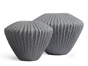 Кашпо TREEZ Effectory - Moho - Дизайн-ваза - Дымчато-серый песок 41.33-18-23-110-GR-28, 41.33-18-23-110-GR-45, 41.33-18-23-110-GR-53