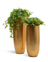 Кашпо TREEZ Effectory - Metal - Высокий конус Giant - Сусальное золото 41.3319-04-021-GLD-120 4