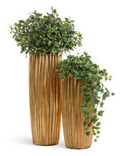 Кашпо TREEZ Effectory - Metal - Высокий конус Design Wave - Сусальное золото 41.3321-07-047-GLD-075, 41.3321-07-047-GLD-097 6