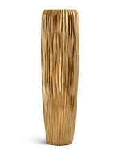 Кашпо TREEZ Effectory - Metal - Высокий конус Giant Design Wave - Сусальное золото 41.3321-07-047-GLD-141, 41.3321-07-047-GLD-180 4