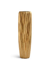 Кашпо TREEZ Effectory - Metal - Высокий конус Giant Design Wave - Сусальное золото 41.3321-07-047-GLD-141, 41.3321-07-047-GLD-180 6