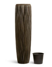 Кашпо TREEZ Effectory - Metal - Высокий конус Giant Design Wave - Чернёная бронза 41.3321-07-047-GRP-141, 41.3321-07-047-GRP-180 6